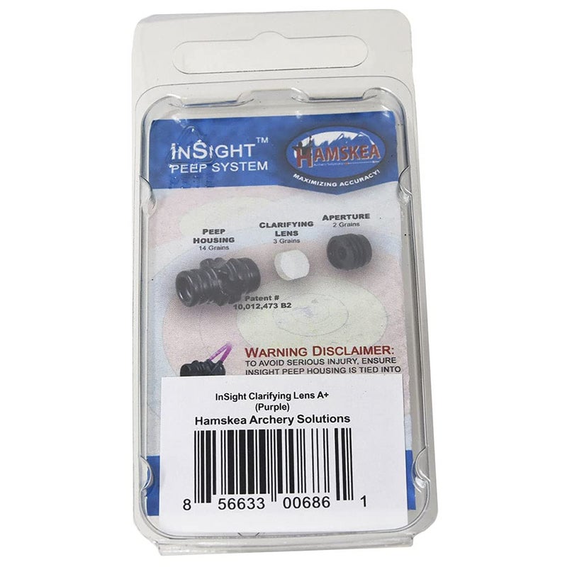 Hamskea Archery Solutions Insight Clarifying Lens A+, Purple, PEEP026 - Image 5
